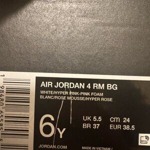 Jordan Kids Sneakers - White and Pink